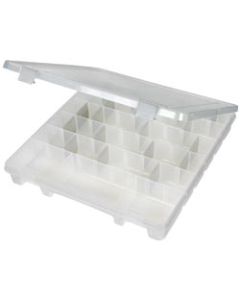 Artbin Tarnish Inhibitor Super Satchel Slim 8-20 Compartment-15"X14"X2" Translucent