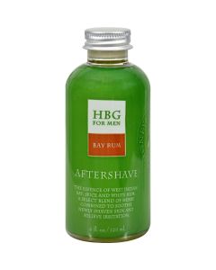 Honeybee Gardens Herbal Aftershave Bay Rum - 4 oz