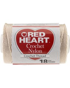 Coats Crochet Nylon Crochet Thread Size 18-Natural