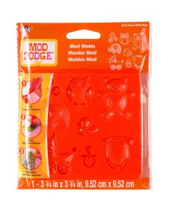 Plaid:Craft Mod Podge Mod Mold 3.75"X3.75"-Baby