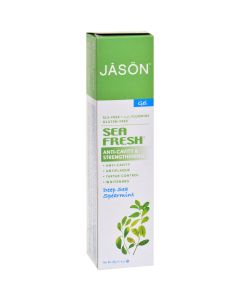 Jason Natural Products Jason Sea Fresh All Natural Sea Algae CoQ10 Tooth Gel Deep Sea Spearmint - 6 oz