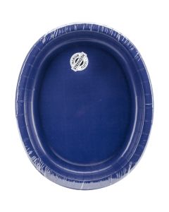 Creative Converting Dinner Platter 10"X12" 8/Pkg-Navy