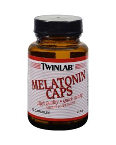 Twinlab Melatonin Caps - 3 mg - 60 Capsules