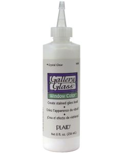 Plaid:Craft Gallery Glass Window Color 8oz-Crystal Clear (No Tint) - Gallery Glass Window Color 8oz-Crystal Clear (No Tint)