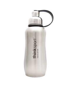 Thinksport Stainless Steel Sports Bottle - Silver - 25 oz