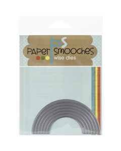 Paper Smooches Die-Rainbow