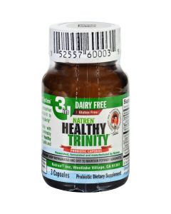 Natren Healthy Trinity Probiotic - 3 Capsules - Case of 6