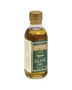 Spectrum Naturals Organic Unrefined Extra Virgin Olive Oil - Case of 6 - 8 Fl oz.