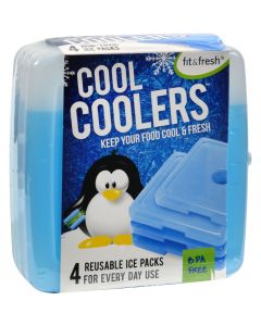 Fit and Fresh Kids Cool Coolers - 4 Packs