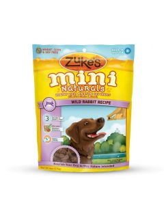 Zuke's Mini Naturals Moist Miniature Treat for Dogs Wild Rabbit 6 oz.