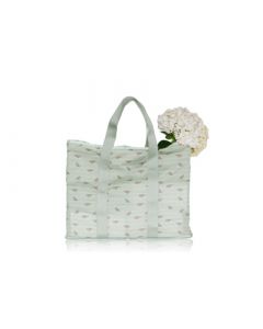 Blue Avocado Eco Shopper Bag - Green Birds