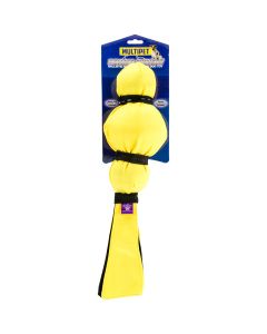 Multipet Rolling Thunder Toy 12.5"-Yellow