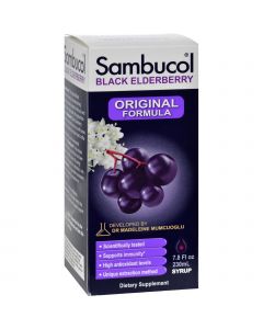 Sambucol Black Elderberry Syrup Immune System Support Original - 7.8 fl oz