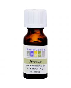 Aura Cacia 100% Pure Essential Oil Hyssop Liberating - .5 oz