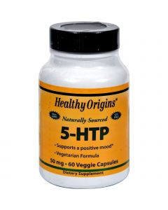 Healthy Origins Natural 5-HTP - 50 mg - 60 Capsules