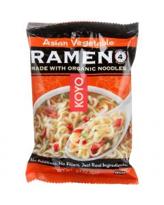 Koyo Dry Ramen - Asian Vegetable - 2.1 oz - case of 12