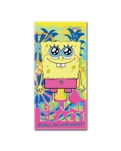 The Northwest Company SP Bob -Spongebob Colada  Entertainment 28x58 Beach Towel