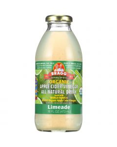 Bragg Apple Cider Vinegar Drink - Organic - Limeade - 16 oz - case of 12