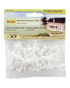 SCP Assorted Animals 20/Pkg-