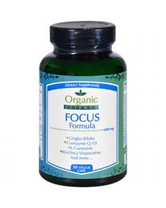 Organic Science Focus Formula - 30 Veggie Caps