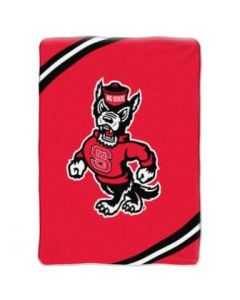 The Northwest Company NC STATE "Force" 60"80" Raschel Throw (College) - NC STATE "Force" 60"80" Raschel Throw (College)