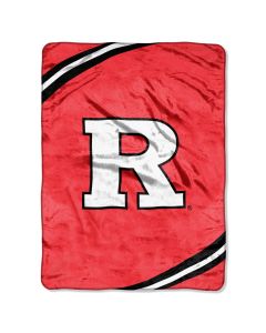 The Northwest Company RUTGERS "Force" 60"80" Raschel Throw (College) - RUTGERS "Force" 60"80" Raschel Throw (College)