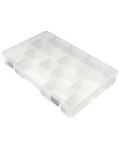 Artbin Tarnish Inhibitor Solutions Box 4-15 Compartments-14"X8.5"X2" Translucent