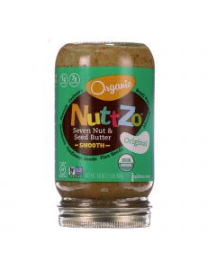 NuttZo Spread - Organic - Seven Nut and Seed Butter - Creamy - Original  - 16 oz - case of 6
