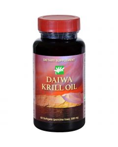 Daiwa Health Development Krill Oil - 500 mg - 60 Softgels