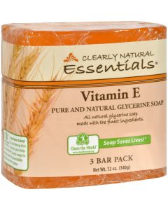Clearly Natural Bar Soap - Vitamin E - 3 Pack - 4 oz