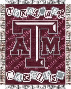 The Northwest Company Texas A & M baby 36"x 46" Triple Woven Jacquard Throw (College) - Texas A & M baby 36"x 46" Triple Woven Jacquard Throw (College)