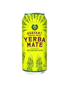 Guayaki Yerba Mate - Enlighten Mint - Case of 12 - 15.5 Fl oz.