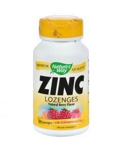 Nature's Way Zinc Lozenges Natural Berry - 60 Capsules