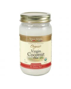 Spectrum Naturals Organic Unrefined Coconut Oil - Case of 12 - 14 Fl oz.