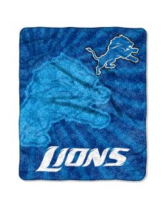 The Northwest Company Lions  50x60 Sherpa Throw - Strobe Series