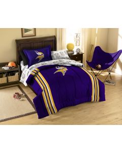 The Northwest Company Vikings Twin Bed in a Bag Set (NFL) - Vikings Twin Bed in a Bag Set (NFL)