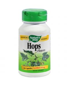 Nature's Way Hops Flowers - 100 Capsules