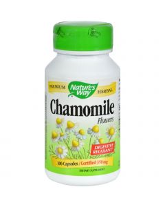 Nature's Way Chamomile Flowers - 100 Capsules