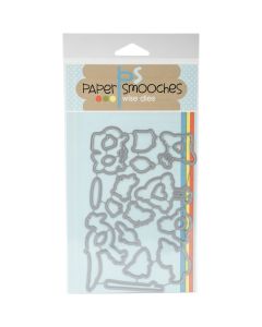 NEW! Paper Smooches Die-Feathered Friends Icons