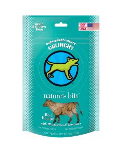 MultiPet Nature's Bits Dog Treats 6oz-Beef Crunchy