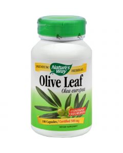 Nature's Way Olive Leaf Olea Europea - 100 Capsules