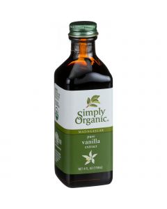 Simply Organic Vanilla Extract - Organic - 4 oz