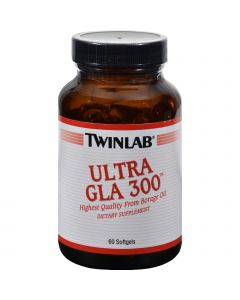 Twinlab Ultra GLA 300 - 300 mg - 60 Softgels