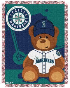 The Northwest Company Mariners  Baby 36x46 Triple Woven Jacquard Throw - Field Bear Series