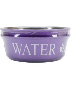 Buddy's Line Food & Water Set Large 2qt-Lilac