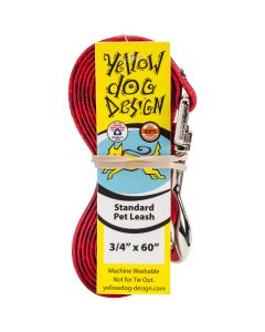 Yellow Dog Design Yellow Dog Lead .75"X60"-Red Kilt