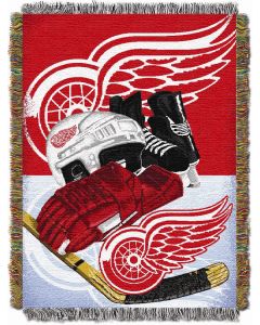 The Northwest Company Red Wings  "Home Ice Advantage" 48x60 Tapestry Throw