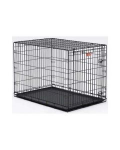 Midwest Life Stages Single Door Dog Crate Black 42" x 28" x 31"