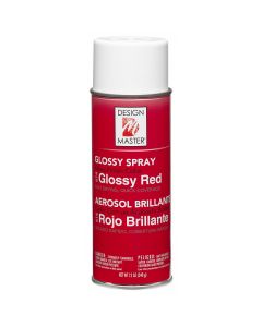 Design Master Colortool Spray Paint 12oz-Glossy Red