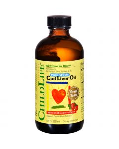 Child Life Childlife Cod Liver Oil Strawberry - 8 fl oz